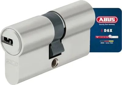 Imagen del producto de Cilindro de seguridad ABUS Profil-Zylinder D6XNP 35/40, con tarjeta de código y 5 llaves, modelo 48301