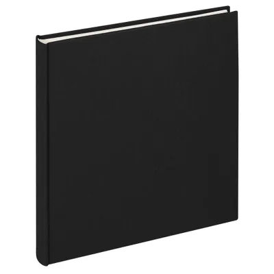 Image de Album photo Walther en tissu noir, 26 x 25 cm, 40 pages blanches