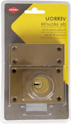 Produktbild von Innentür-Doppelschloss Ø 25 mm, sicher, 3 Schlüssel