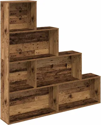 Obrázok produktu pre vidaXL Regál na knihy vzhľad starého dreva 157x24x160 cm materiál na báze dreva