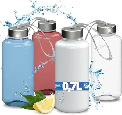 Produktbild von Famanu Trinkflasche 0,7L - Geschmackneutral und Auslaufsicher