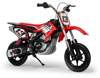 Produktbild von INJUSA Moto Cross Red Fighter Elektromotorrad für Kinder (6-10 Jahre) – 24V Elektro-Motorrad