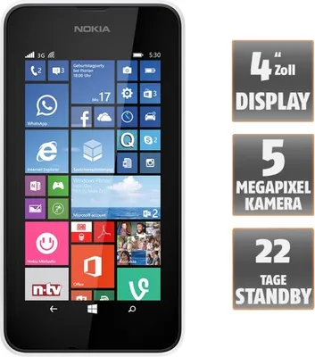 Produktbild von Nokia Lumia 530 Grau Grey Smartphone Windows 4GB *Guter Zustand*