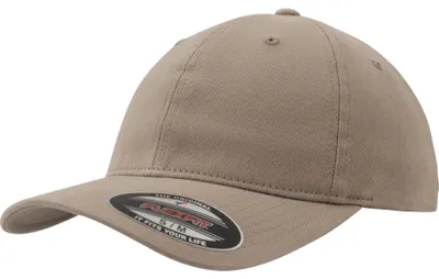 Produktbild von Flexfit Garment Washed Baumwolle Dad Hat Kappen, Khaki, S/M