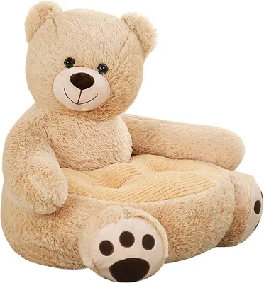 Productafbeelding van Pluche Kinderstoel voor Lezen en Spelen - Zachte Stoel voor Peuters en Baby's