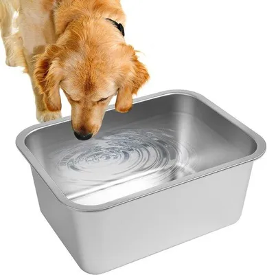 Produktbild von Famanu Futternapf Edelstahl für große Hunde - 11,4 L, leicht zu reinigen