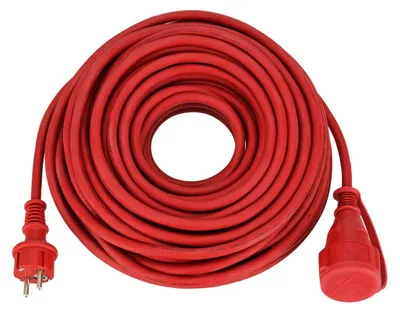 Produktbild von Verlängerungskabel Außen 10 m H07RN-F 3G1,5mm², rot