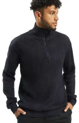 Produktbild von Brandit Marine Pullover Troyer - Navy - Größe L/52