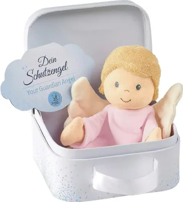 Image de Sterntaler Doudou ange gardien rose
