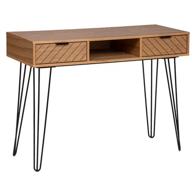 Obrázek produktu pro Psací stůl se zásuvkami NAOMI, kovové nohy, 110 x 40 x 78,5 cm