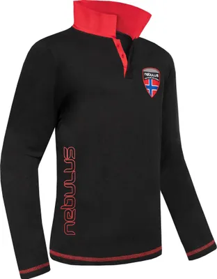 Produktbild von Nebulus Poloshirt langarm BENTUS Herren, Shirt, Sweatshirt, Polo, P5385 - Herren, schwarz, XL