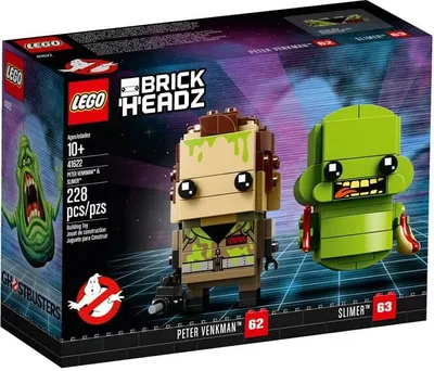 Produktbild von LEGO BrickHeadz Peter Venkman & Slimer - 41622, Bausatz, 10 Jahr(e), 228 Stück(e), 24 g