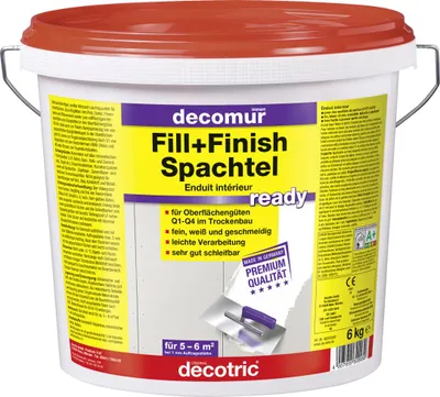 Produktbild von Decotric Decomur Fill+Finish Spachtel ready 6 kg