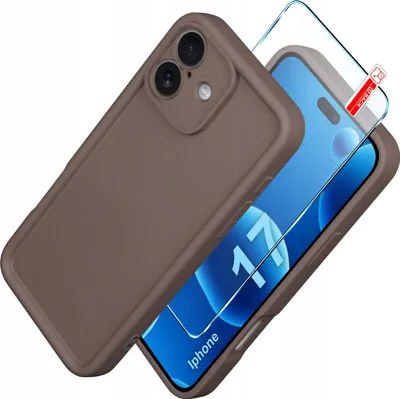 Produktbild von iPhone 17 CASE Silikonhülle MATT + GLAS 9H