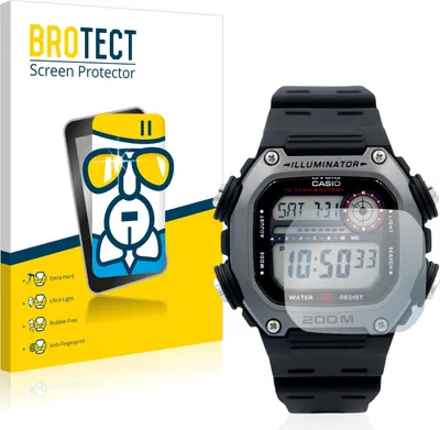 Produktbild von BROTECT Schutzglas für Casio DW-291H Schutzfolie Panzer Folie Glas Display Schutz klar