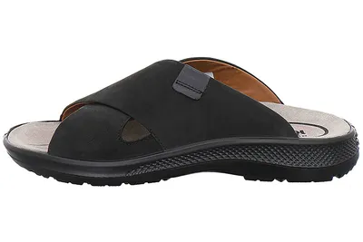Produktbild von Jomos MOBILA II Pantoletten in Übergrößen Schwarz 506607 138 000 große Herrenschuhe, Größe:40