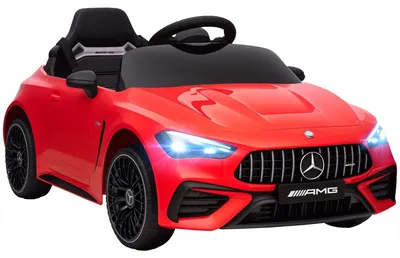 Obrázok produktu pre Elektrické detské auto Mercedes, vhodné pre deti vo veku 3-6 rokov - 12V | Farba: Červená | Rozmery: 55x99x43 cm