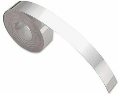 Image de DYMO 12mm Aluminum w/Adhesive Tape ruban d'étiquette