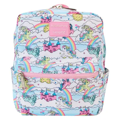Image de Plecak nylonowy LOUNGEFLY My Little Pony Sky Scene 24cm - idealny do szkoły i na co dzień
