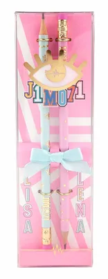 Produktbild von Depesche 10340 Lisa und Lena J1MO71 Bleistift 2er-Set im Etui mehrfarbig