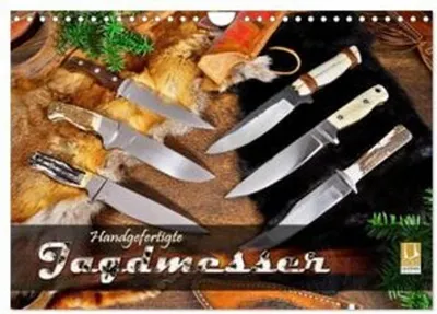 Image de Couteaux de chasse artisanaux (calendrier mural 2026 horizontal A4), calendrier mensuel CALVENDO