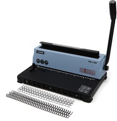 Zdjęcie produktu dla Bindownica drutowa RAYSON TD-130 34 dziurki A4 do 120 kartek raster 3:1