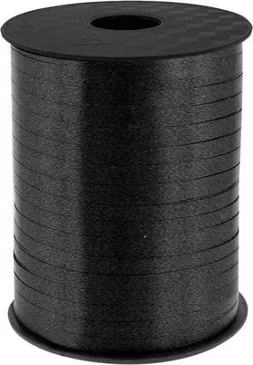 Produktbild von Geschenkband / Ballonband / Polyband / Kräuselband 458 m - schwarz