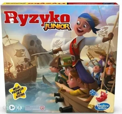 Zdjęcie produktu dla Ryzyko - Junior Strategiczna Gra Planszowa dla Młodych Mistrzów Rywalizacji
