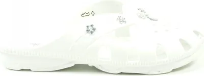 Produktbild von Fashy Schuhe Damen Badelatschen Badepantoletten Clogs Brighton 7621, Schuhgröße:41, Farbe:Weiß