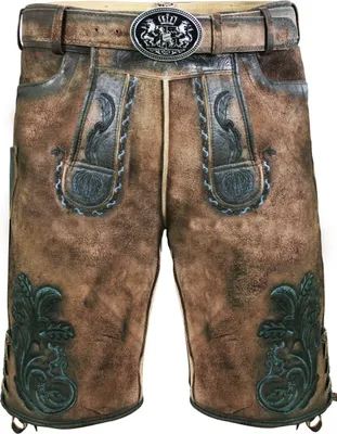 Produktbild von Edelnice Kurze Wildbock Lederhose Florian 54