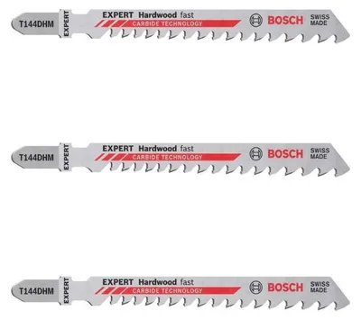 Image de 3 Lames scie sauteuse en "T" EXPERT 2608900541 Carbure Bois dur 100mm