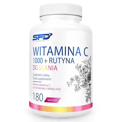 Produktbild von SFD Vitamin C 1000 + Rutin, 180 Lutschtabletten - Longlife!
