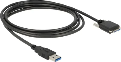 Zdjęcie produktu dla DeLOCK 83599, 3 m, USB A, Micro-USB B, USB 3.2 Gen 1 (3.1 Gen 1), Męska/Męska, Czarny