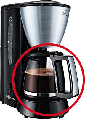 Produktbild von Melitta Single 5 Typ M 720 Ersatzkanne Schwarz-Edelstahl