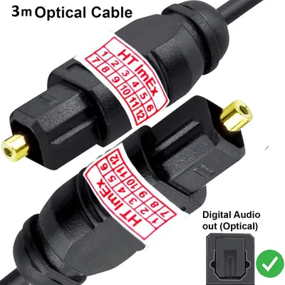 Produktbild von 3m Digital Audio Optisches Toslink Kabel TV auf Soundbar für Pioneer SBXN500
