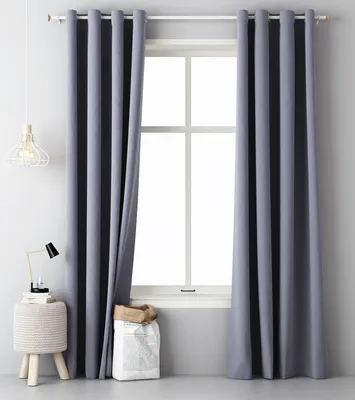 Produktbild von JEMIDI Vorhang blickdicht lichtundurchlässig 140x250cm - Gardine mit Ösen Anbringung - Ösenschal Dekoschal Verdunkelungsvorhang - 100% Polyester
