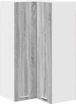 Produktbild von vidaXL Hängeschrank mit Speicher Grau Sonoma und Weiß 57 x 57 x 100 cm