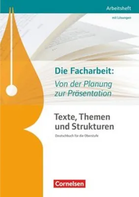 Obrázek produktu pro Texte, Themen und Strukturen: Die Facharbeit: Von der Planung zur Präsentation