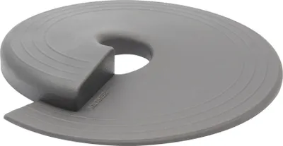 Produktbild von WAGNER Türstopper STOP - Ø 110 x 13 mm, Kunststoff grau, Unterschieben & Einklemmen, schützt Tür und Wand - 15697701