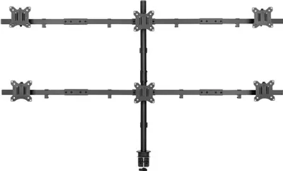 Image de SpeaKa Professional SP-MM-1010 1 pièce support d'écran 43.2 cm 17" - 81.3 32" noir RAL (SP-9767248)