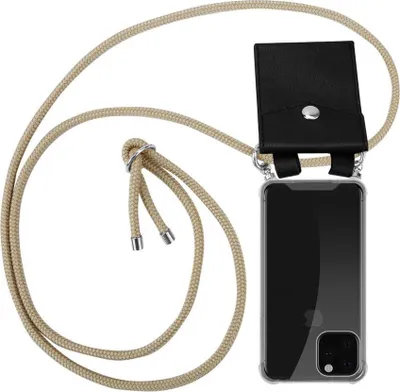 Image de Cadorabo Housse pour Apple iPhone 11 PRO Housse en marron Chaîne de téléphone portable Cordon Etui amovible