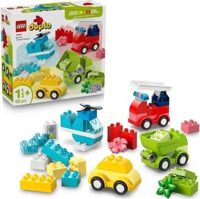 Immagine prodotto di LEGO DUPLO My First Veicoli creativi, Gioco di costruzione, Motricità fine, Bambini o bambine, 1+ anni