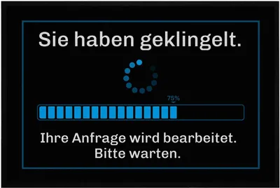 Deurmat mit Spruch 60x40 cm, antirutsch, waschbar