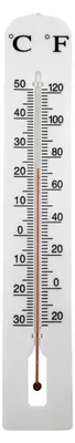 Image de Thermomètre de jardin BURI Jumbo Thermomètre d'extérieur 6,5 x 40 Thermomètre indicateur de température