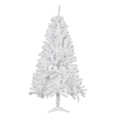 Zdjęcie produktu dla CCLIFE Sztuczna choinka Nordmann jodła, 120cm, 225 końcówek gałązek, jodła mała, formowanie wtryskowe, biała, Cushhom