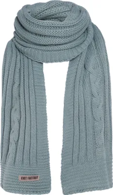 Produktbild von Knit Factory Elin Schal - Stone Green - 200x50 cm