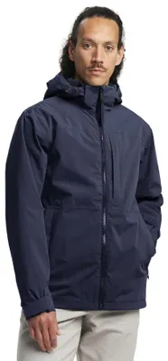Produktbild von Tenson wasserdichte Jacke marineblau mit Kapuze