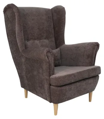Zdjęcie produktu dla HOMLA Fotel FOSSBY brązowy 82x85x105 cm