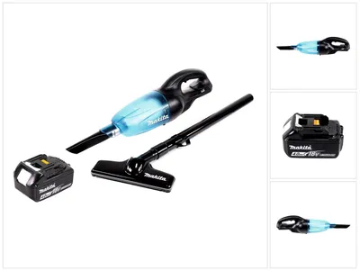 Immagine prodotto di Makita DCL 180 M1 B Aspirapolvere a batteria nero 18V + 1x Batteria 4,0 Ah - senza caricabatterie