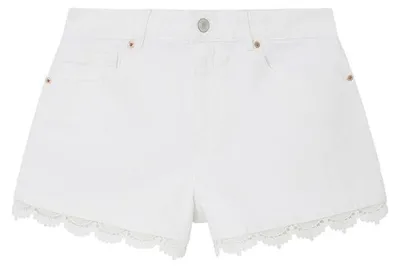 Productafbeelding van SPRINGFIELD Dames shorts, bermuda, wit, maat 42